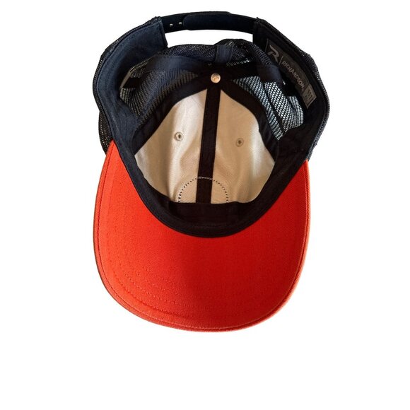 Moon Taxi Orange Black Embroidered Logo Hat Cap Adjustable - Picture 5 of 7